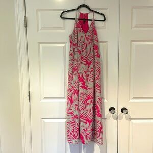 Gibson Pink Fern Palm Springs Festival Sleeveless maxi dress